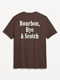 L'image numéro 2 présente T-shirt ras du cou à imprimé