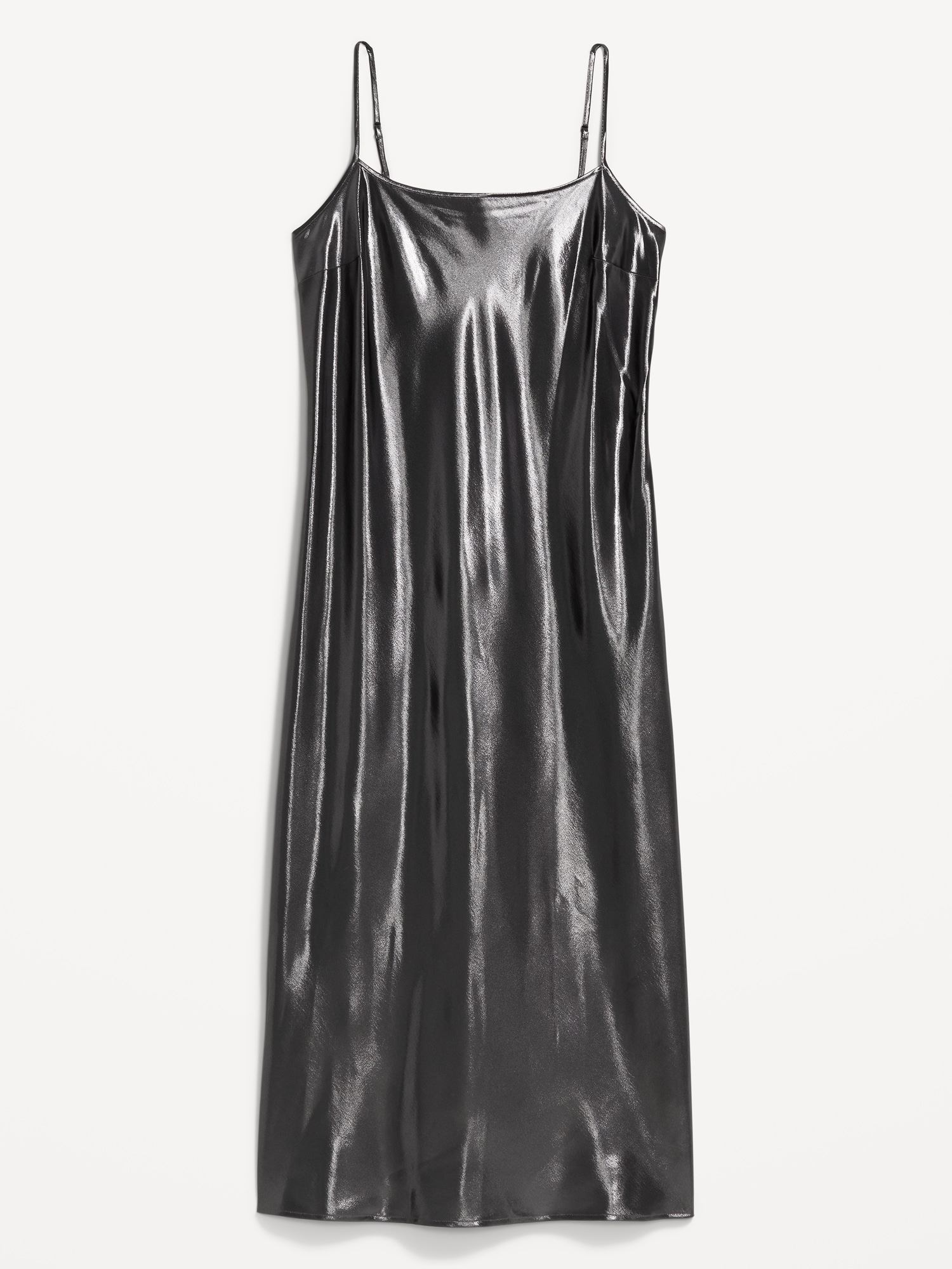Shine Satin Maxi Dress