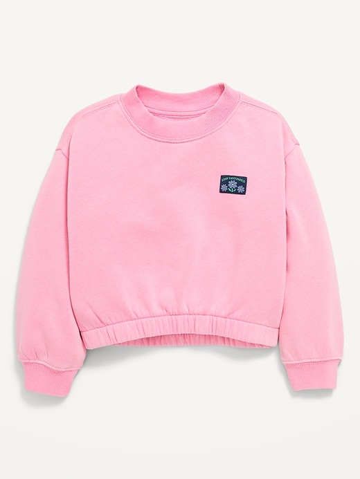 Image number 2 showing, Balloon-Sleeve Sweatshirt for Toddler Girls