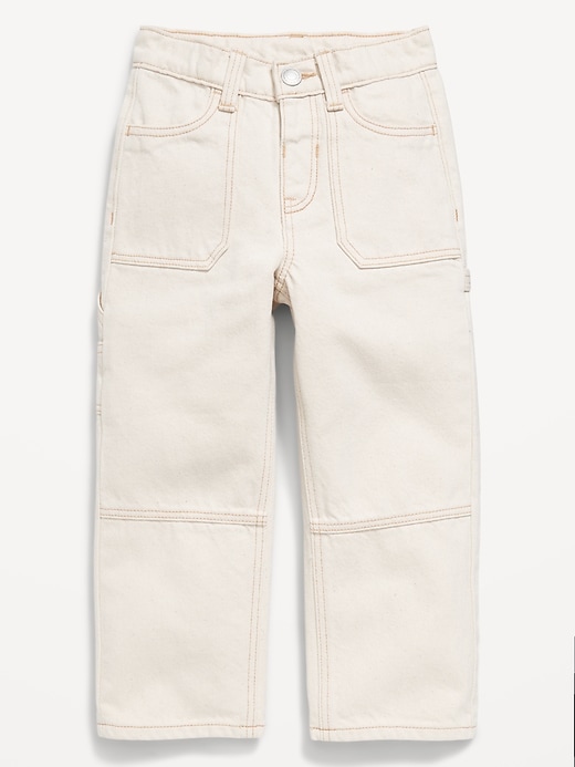 Image number 1 showing, Baggy Carpenter Utility Jeans for Toddler Boys