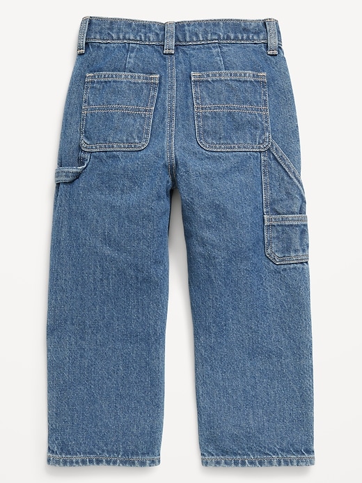 Image number 2 showing, Baggy Carpenter Utility Jeans for Toddler Boys