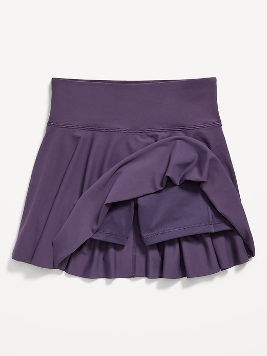 L'image numéro 3 présente Jupe-short PowerSoft à taille haute pour Fille