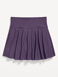 L'image numéro 1 présente Jupe-short PowerSoft à taille haute pour Fille