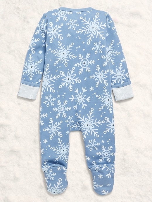 Image number 2 showing, 2-Way-Zip Sleep & Play Footed One-Piece for Baby