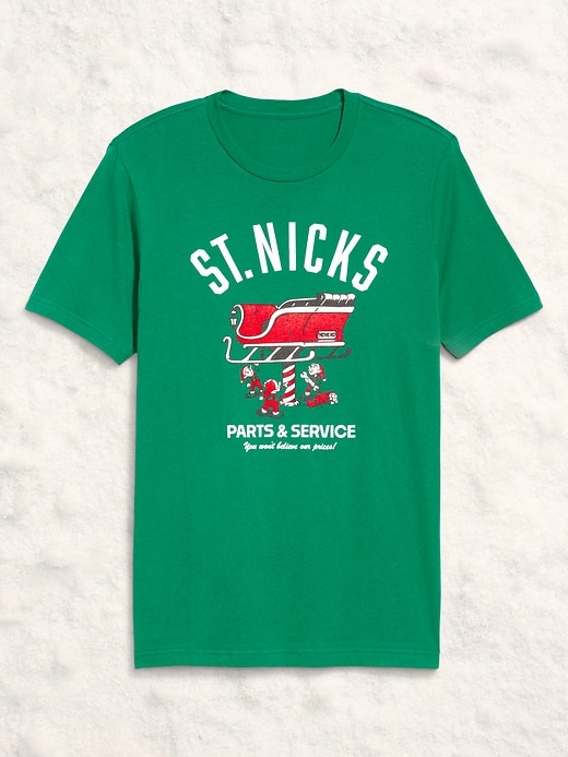 L'image numéro 1 présente T-shirt à imprimé des Fêtes