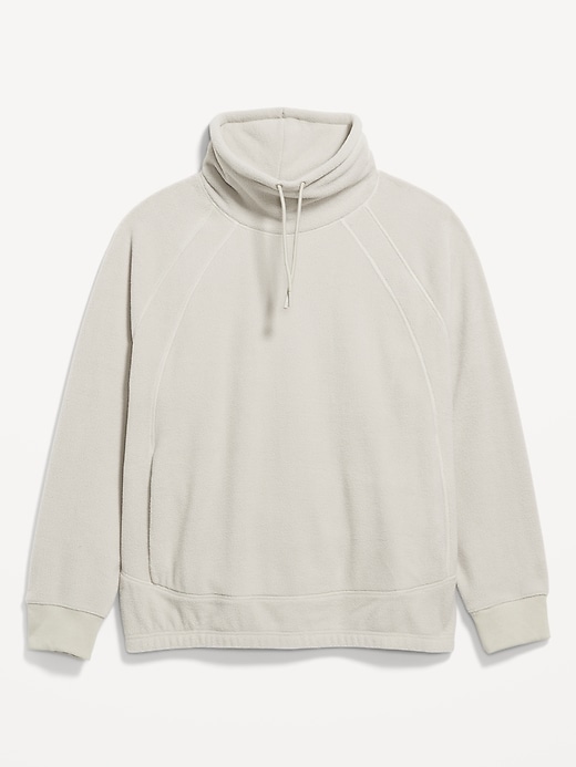 Image number 1 showing, Funnel Neck Microfleece Pullover