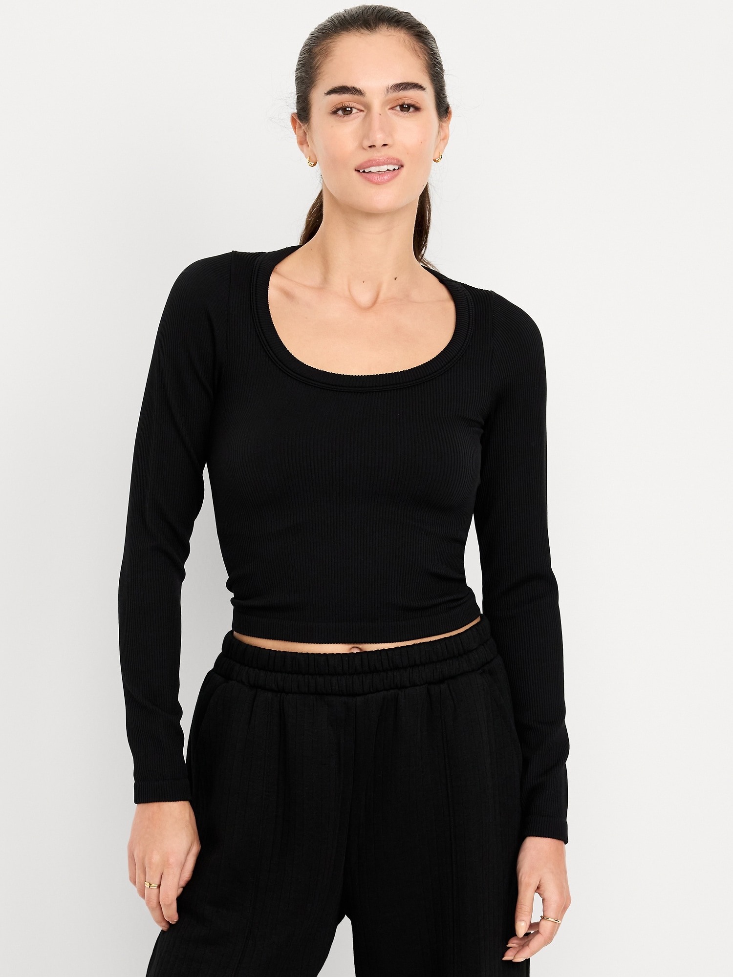 Exhale Seamless Fitted Rib T-Shirt