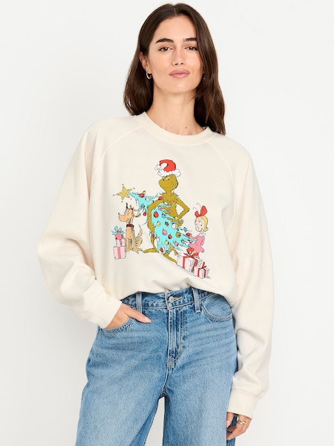 Dr. Seuss' The Grinch™ SoComfy Raglan Tunic Sweatshirt - The Grinch (Christmas)
