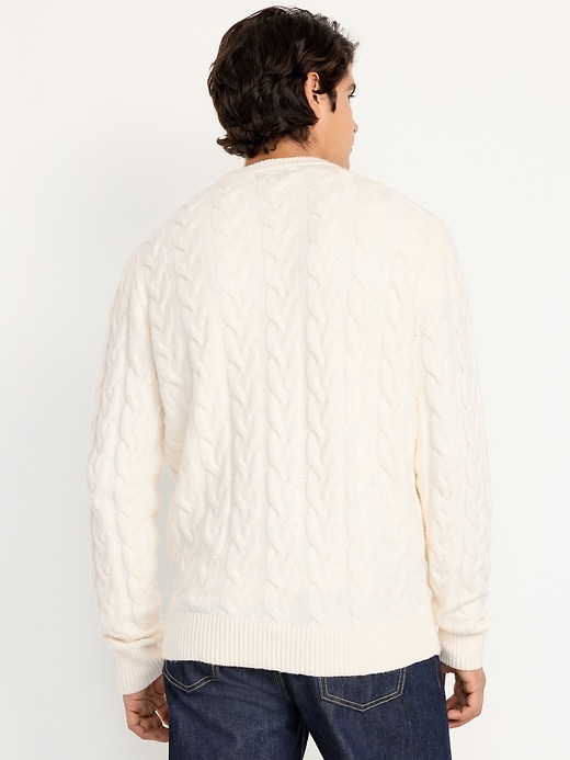 Image number 2 showing, SoSoft Crew-Neck Cable-Knit Sweater
