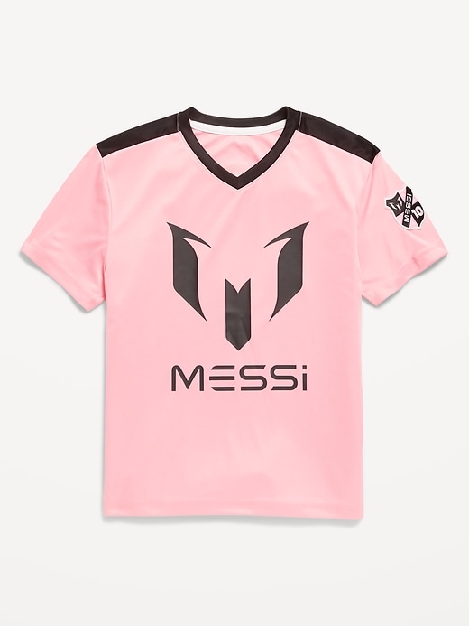 L'image numéro 1 présente T-shirt en jersey à imprimé de Messi™ pour garçon