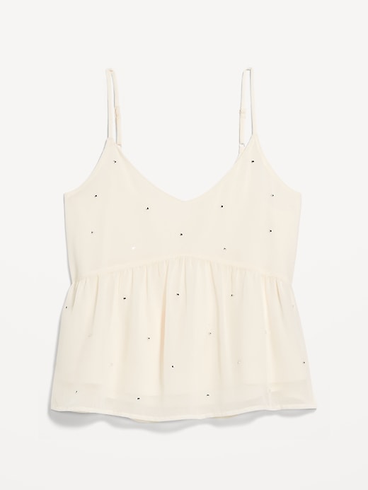 Image number 9 showing, Embellished Cami Peplum Top