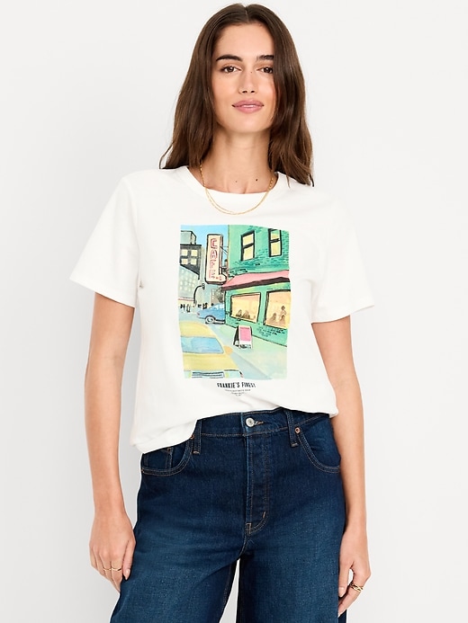 Image number 1 showing, EveryWear Crew-Neck Graphic T-Shirt