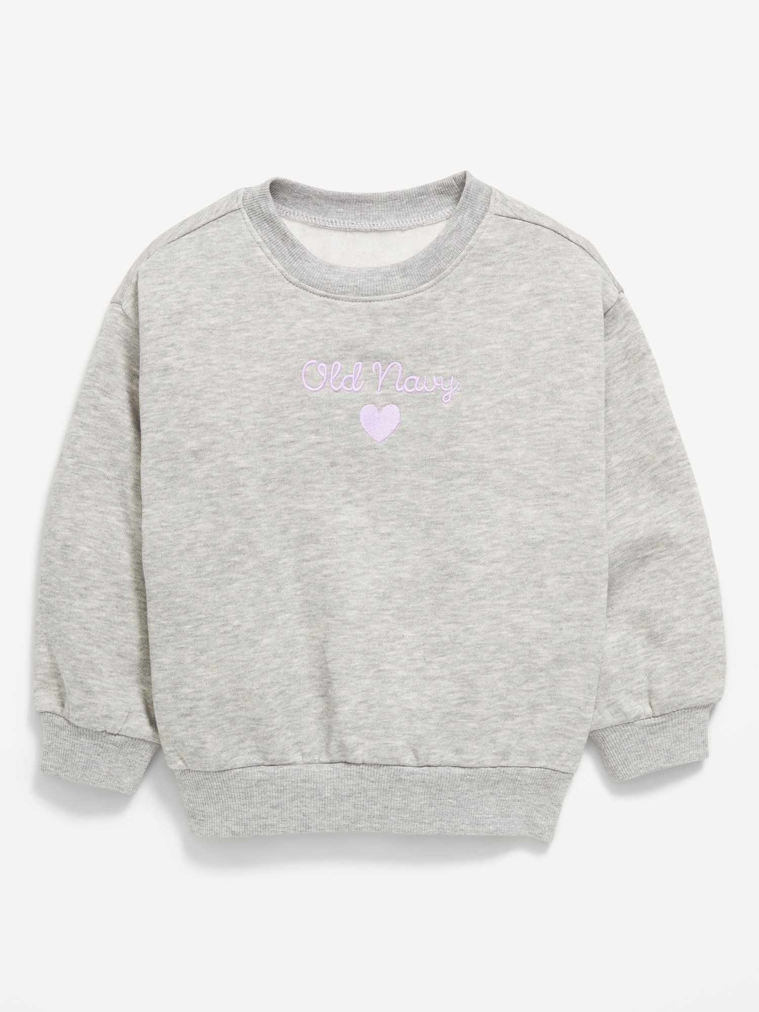 Long-Sleeve Logo-Graphic Sweatshirt for Toddler Girls