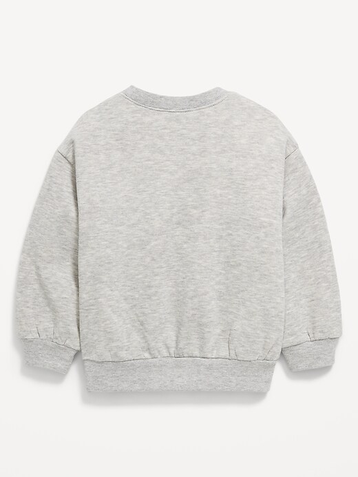 Image number 2 showing, Long-Sleeve Logo-Graphic Sweatshirt for Toddler Girls