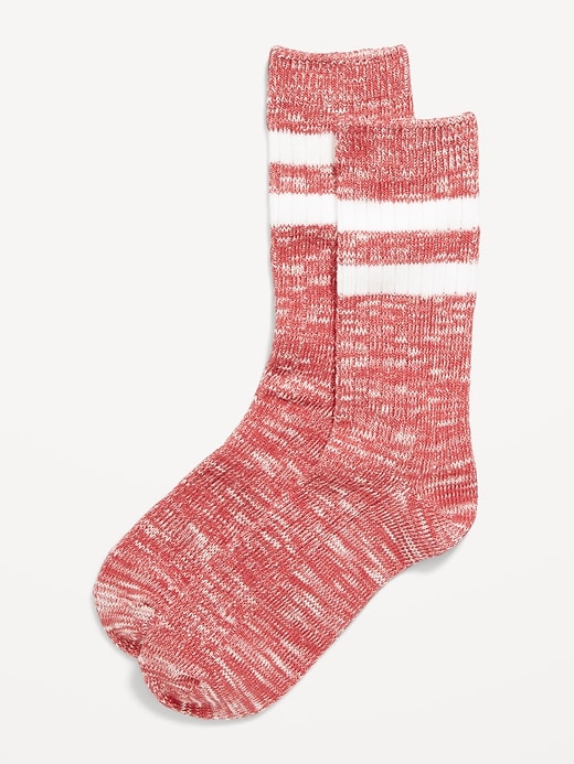 Image number 1 showing, Marled Crew Socks for Women