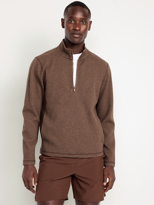 Image number 1 showing, Recharge Fleece Quarter-Zip Pullover