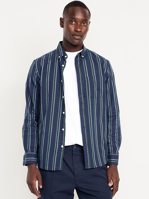 L'image numéro 1 présente Chemise Oxford passe-partout coupe classique