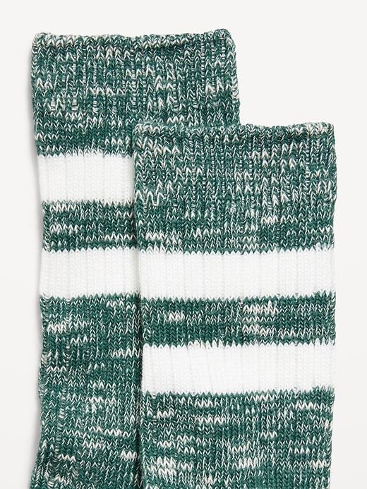 Image number 2 showing, Marled Crew Socks for Women