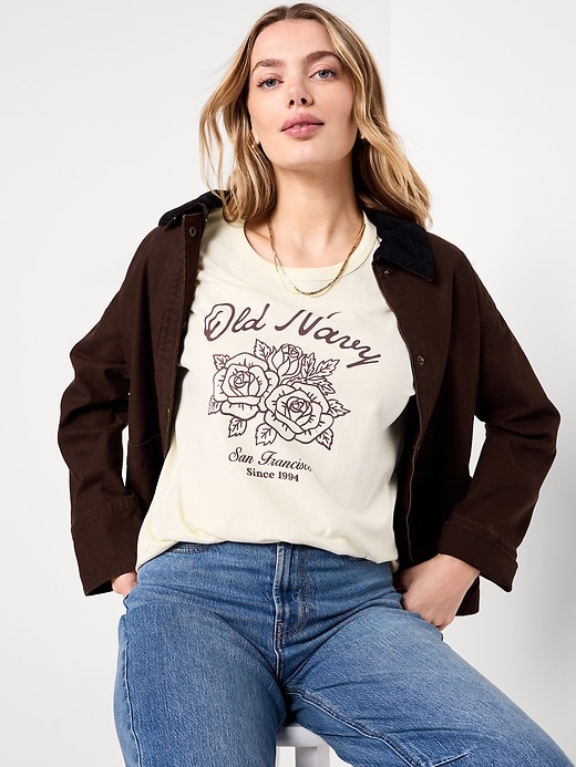 Image number 3 showing, Crew-Neck Logo-Graphic T-Shirt