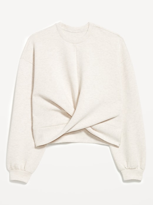 Image number 5 showing, Bounce Fleece Twist-Front Top