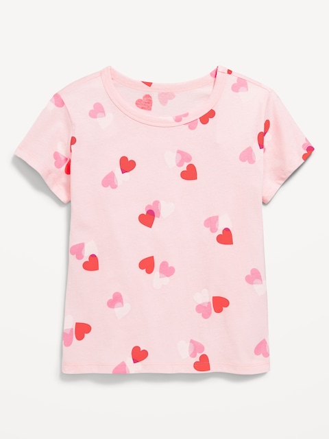 Printed Softest Short-Sleeve T-Shirt for Girls
