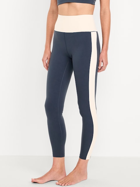 Legging StudioSmooth à taille très haute longueur 7/8 - Assortiment Bleu Marine
