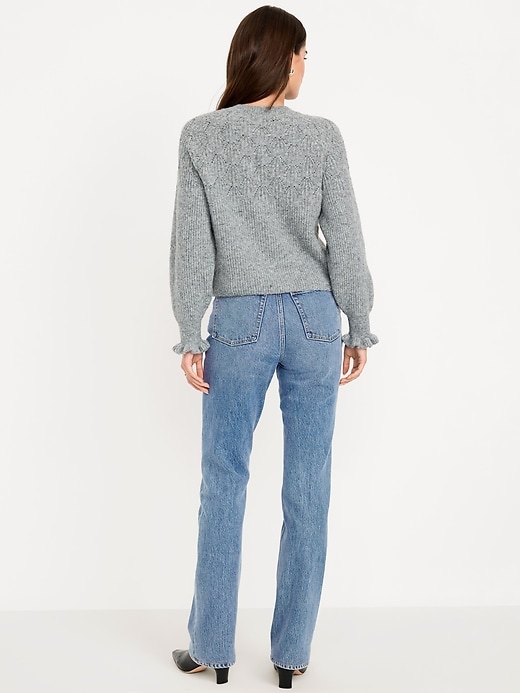Image number 3 showing, Extra High-Waisted Boot-Cut Jeans