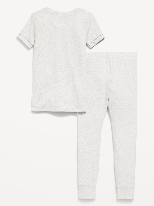 Image number 2 showing, Snug-Fit Ribbed Pajama Set for Toddler & Baby