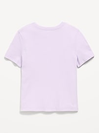 L'image numéro 2 présente T-shirt à manches courtes à logo imprimé pour toute-petite