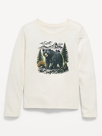 L'image numéro 1 présente T-shirt à manches longues et à imprimé pour fille
