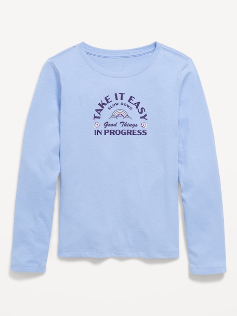 Long-Sleeve Graphic T-Shirt for Girls