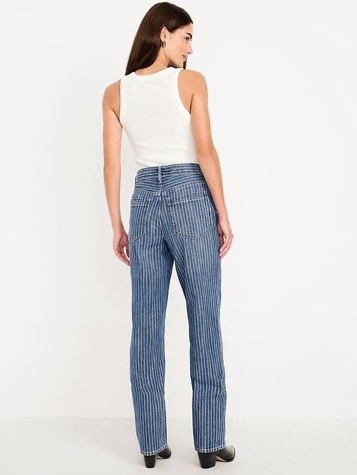 Image number 3 showing, High-Waisted OG Loose Rigid Jeans