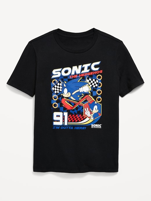 Image number 1 showing, Sonic The Hedgehog™ Gender-Neutral Graphic T-Shirt for Kids