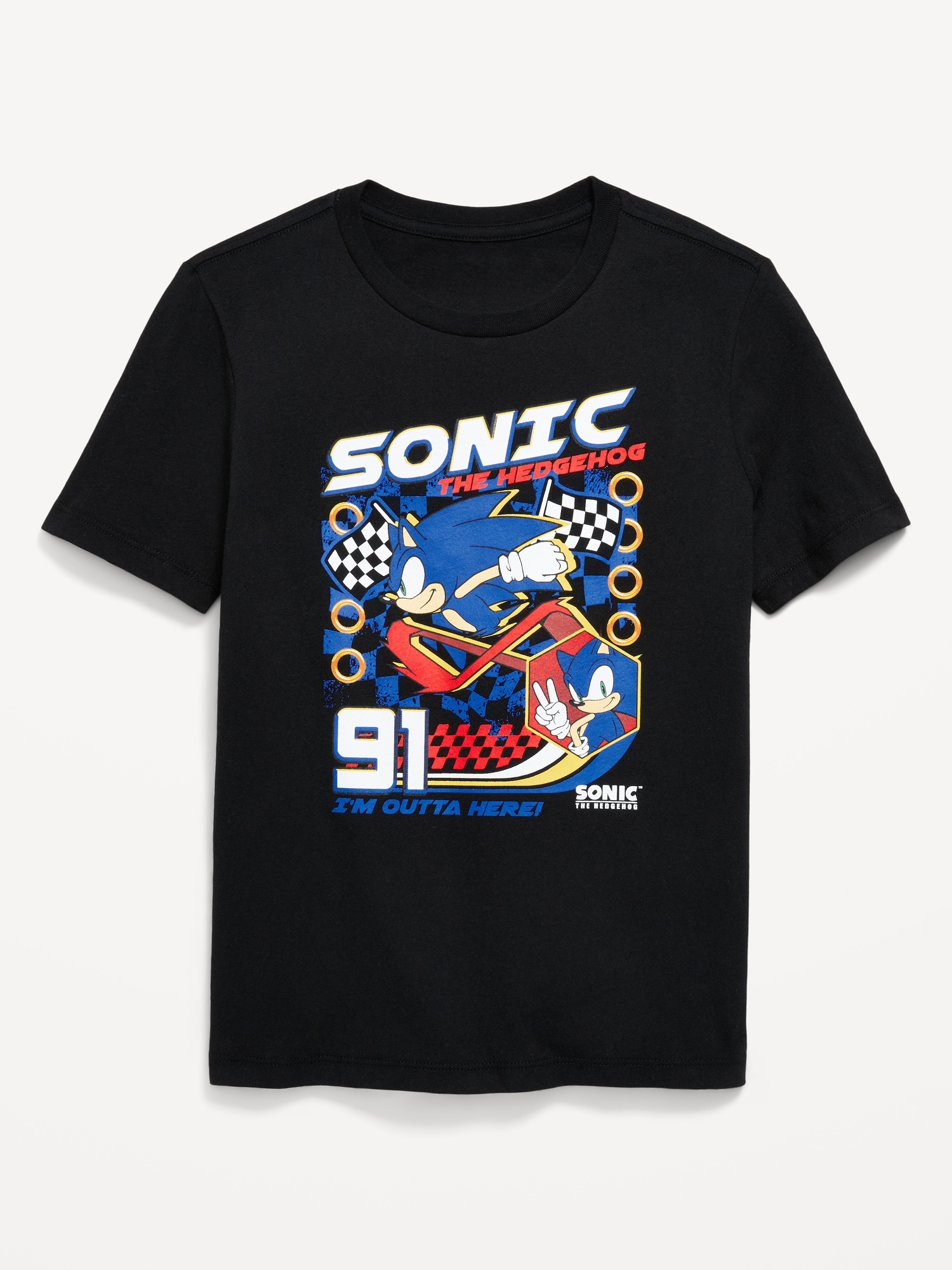 Sonic The Hedgehog™ Gender-Neutral Graphic T-Shirt for Kids