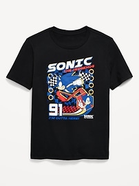 Image number 1 showing, Sonic The Hedgehog™ Gender-Neutral Graphic T-Shirt for Kids