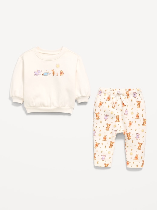 Image number 2 showing, Disney© Crew-Neck Sweatshirt and Sweatpants Set for Baby