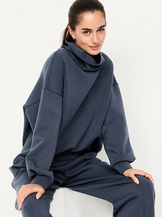 Image number 3 showing, Bounce Fleece Oversized Tunic