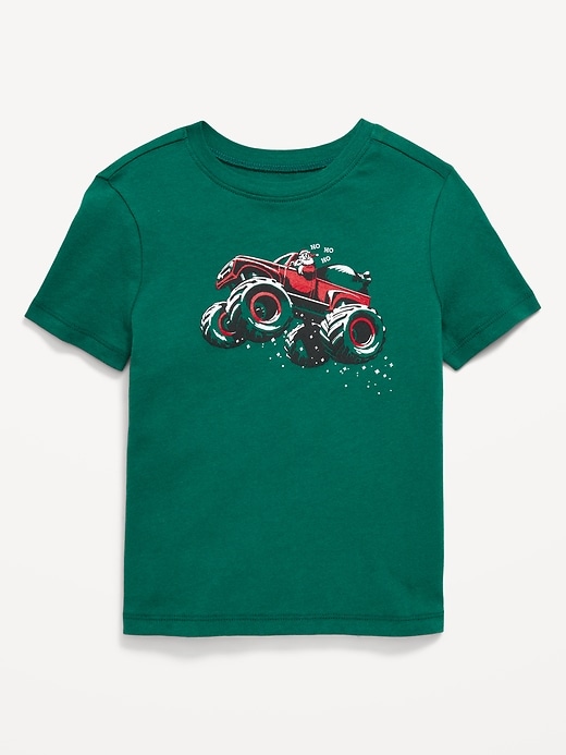 Image number 1 showing, Short-Sleeve Unisex Graphic T-Shirt for Toddler