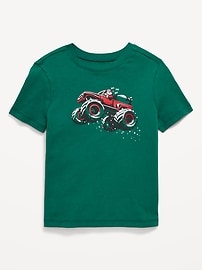 Image number 1 showing, Short-Sleeve Unisex Graphic T-Shirt for Toddler