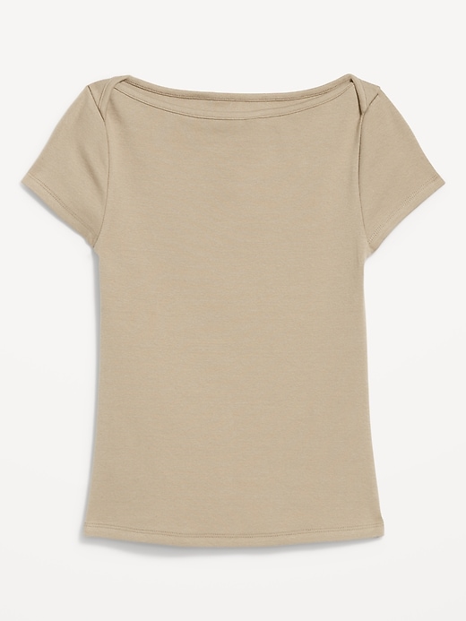 Image number 4 showing, Snug Boatneck T-Shirt