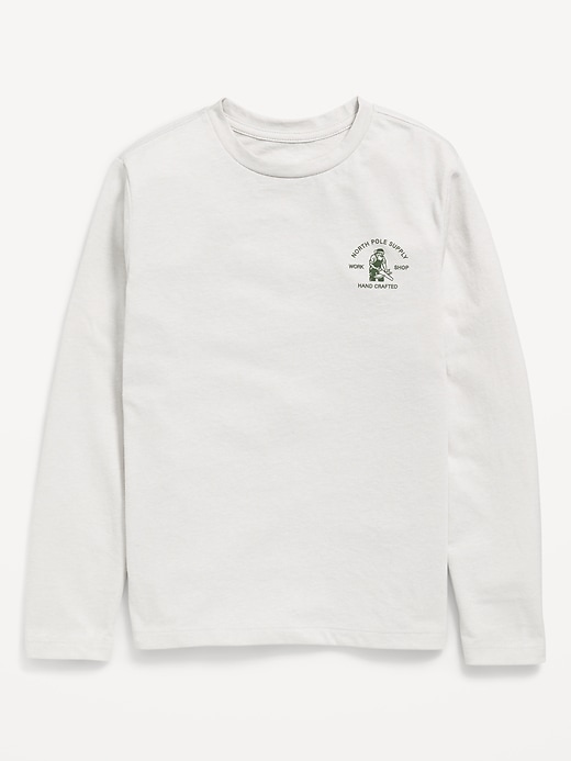 L'image numéro 1 présente T-shirt à imprimé à manches longues pour garçon