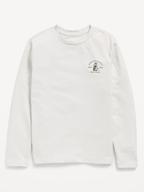 T-shirt à imprimé à manches longues pour garçon