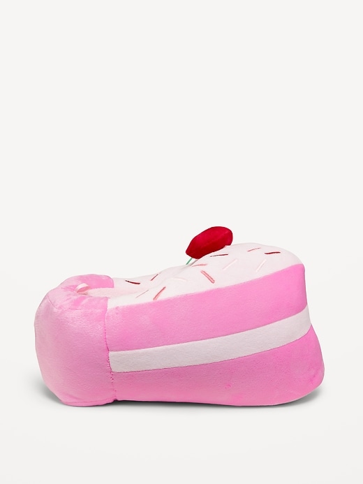 L'image numéro 3 présente Pantoufles en forme de gâteau d’anniversaire pour fille