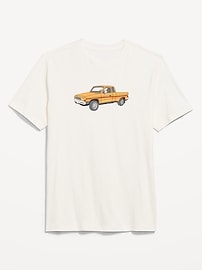 L'image numéro 1 présente T-shirt ras du cou à imprimé