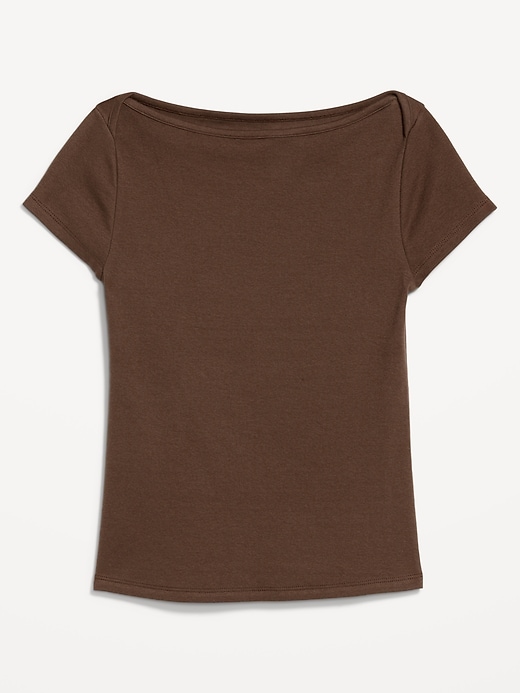Image number 4 showing, Snug Boatneck T-Shirt