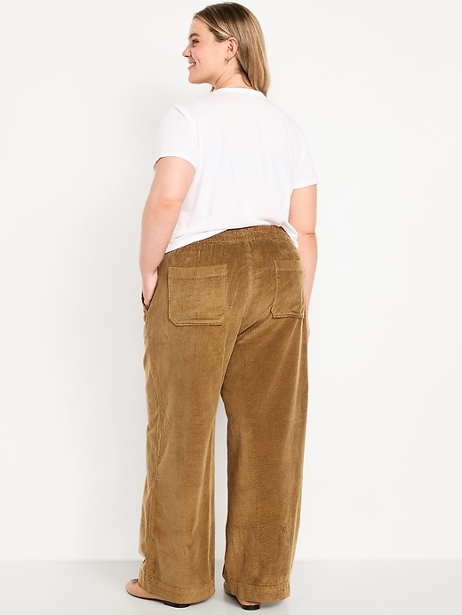 Image number 6 showing, High-Waisted Pull-On Corduroy Pants