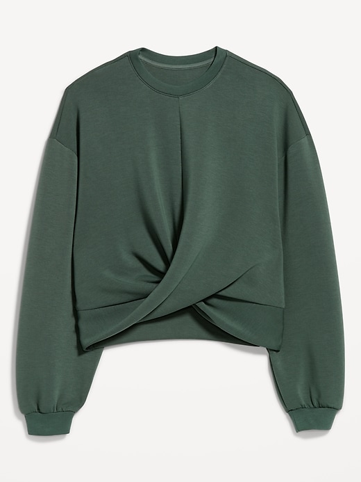 Image number 5 showing, Bounce Fleece Twist-Front Top