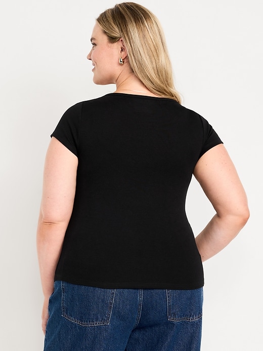 Image number 8 showing, Snug Boatneck T-Shirt