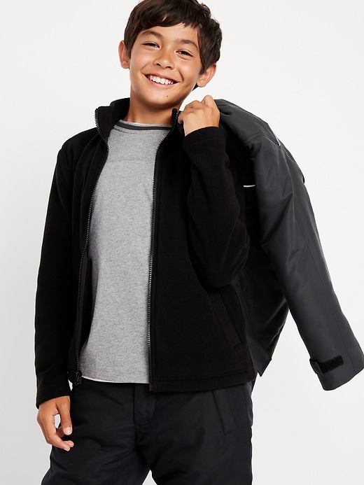 Image number 4 showing, Water-Resistant 2-In-1 Snow Jacket for Boys