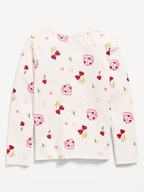 Image number 2 showing, Softest Printed Long-Sleeve T-Shirt for Girls